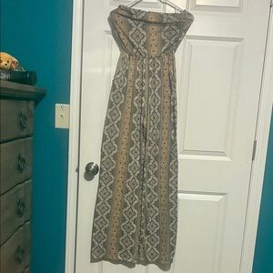 Windsor Multicolor Strapless Jumpsuit